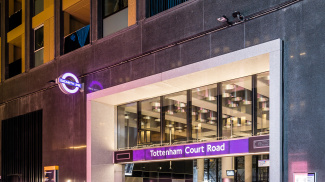 Exterior at TCRW SOHO ©Galliard Homes.