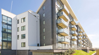 The Drayton Park Apartments exterior, ©Galliard Homes.