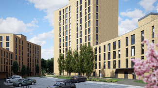 Belgrave Village exterior, computer generated image intended for illustrative use only, ©Wavensmere