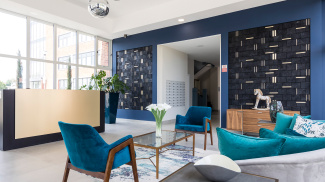 Carlton House lobby, ©Galliard Homes.