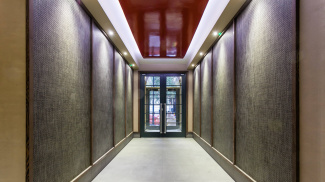 Albany House lobby, ©Galliard Homes.
