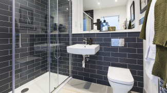 Shower room at Brooks Dye Works, ©Acorn Property Group.