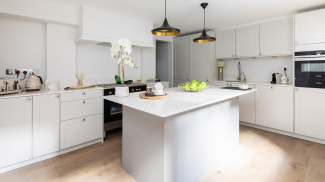 Kitchen area at Hepple & White, ©Acorn Property Group.