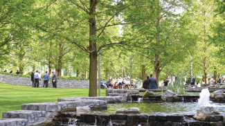 Jubilee Park in Canary Wharf, ©Galliard Homes.