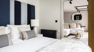 Interior image of Newham's Yard show flat