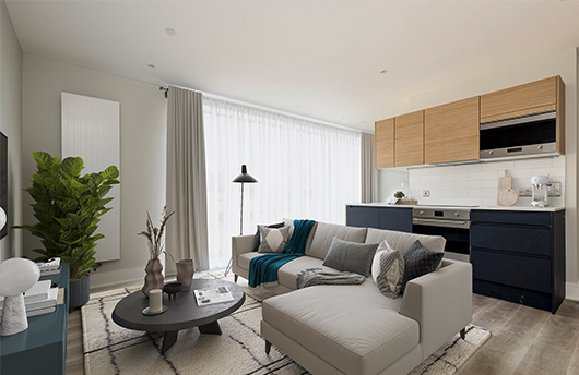 A living area at Park Avenue Place