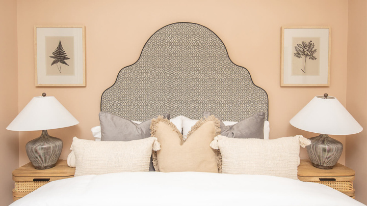 Primary bedroom at Plot 37 Barrelmans Point ©Wavensmere