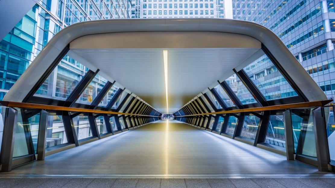 Crossrail station entrance at Canary Wharf Crossrail, property investment