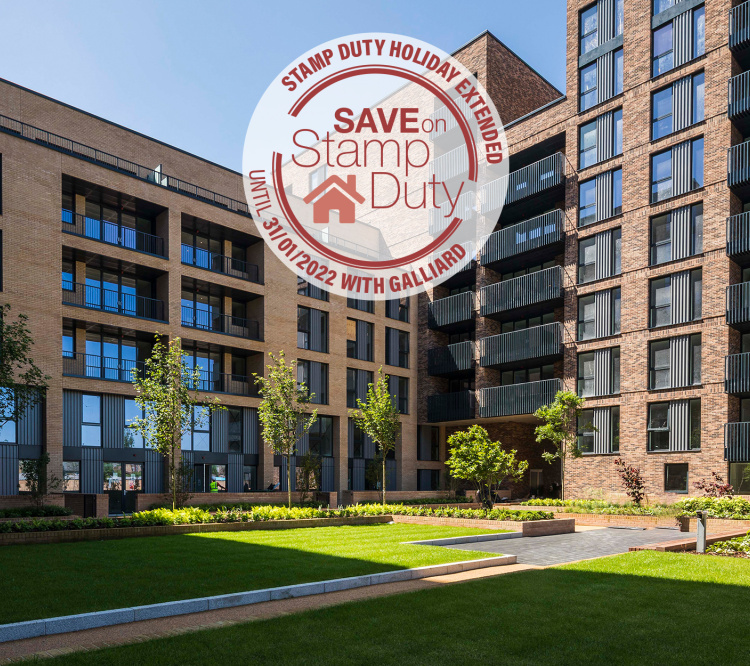 Wimbledon Grounds communal gardens, ©Galliard Homes. Wimbledon Grounds communal gardens, ©Galliard Homes.