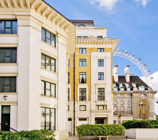 The County Hall Apartments exterior, ©Galliard Homes.