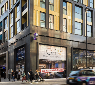 TCRW SOHO exterior ©Galliard Homes. TCRW SOHO exterior ©Galliard Homes.