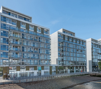 Exterior of Dundas Court at New Capital Quay