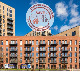 Citypark Gardens exterior, ©Galliard Homes. Citypark Gardens exterior, ©Galliard Homes.