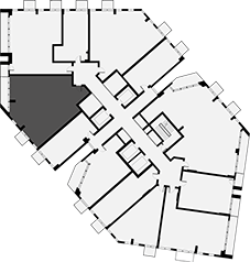 Level locator for apartment 1911