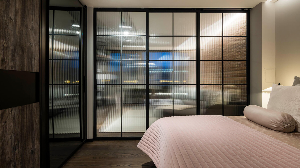 Bedroom in a studio suite at The Stage, ©Galliard Homes.