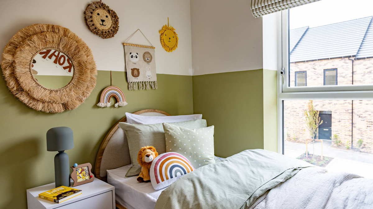 Second bedroom at Belgrave Village, ©Wavensmere