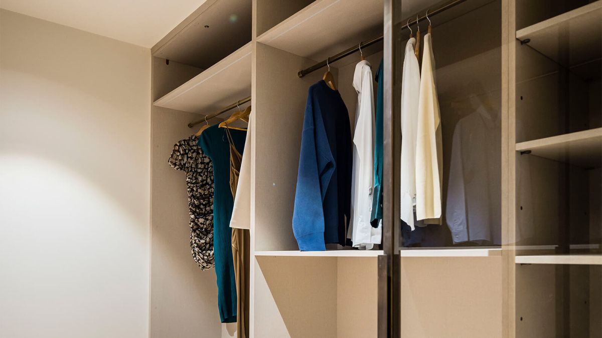 Dressing area at a TCRW SOHO penthouse ©Galliard Homes