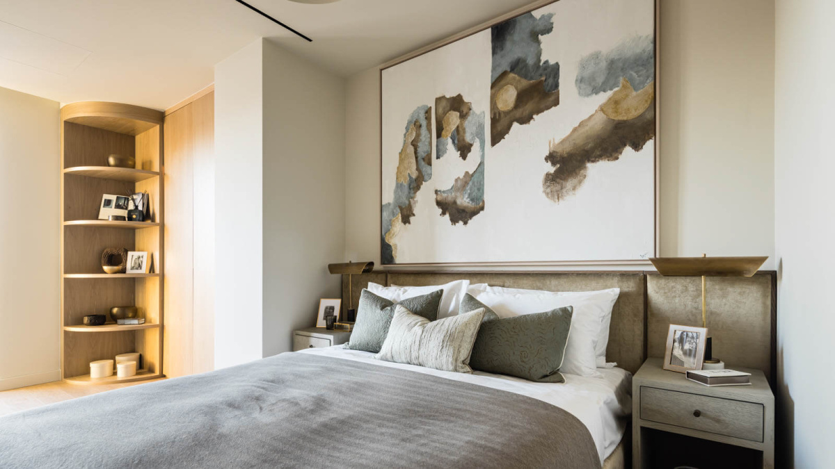 Bedroom at a TCRW SOHO penthouse ©Galliard Homes