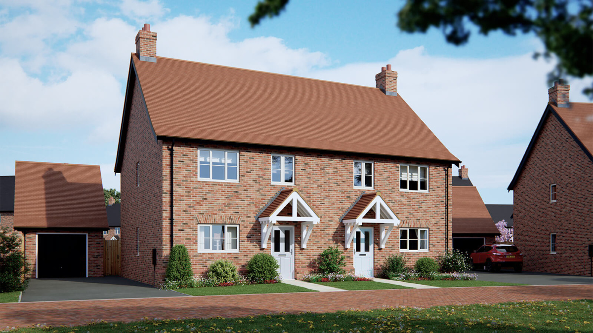 The Lutrell House Type at Barrelmans Point, computer generated image intended for illustrative use only, ©Wavensmere The Lutrell House Type at Barrelmans Point, computer generated image intended for illustrative use only, ©Wavensmere