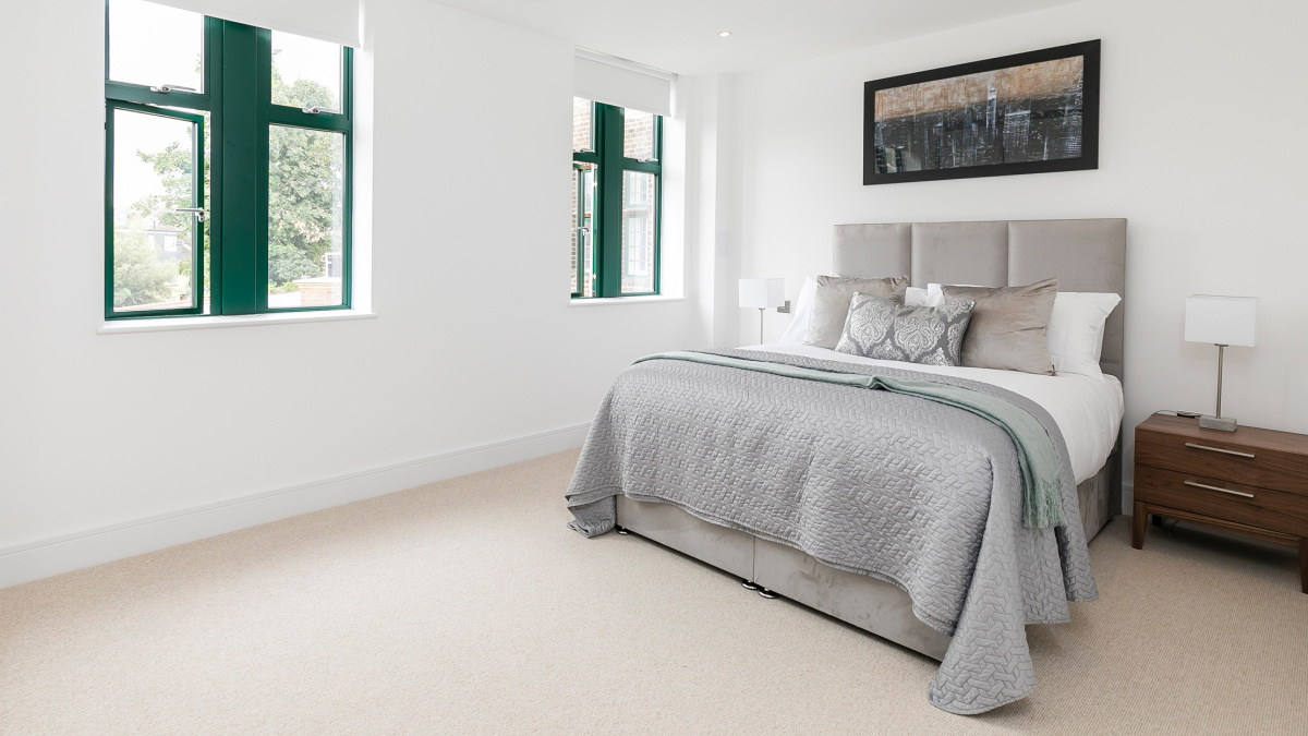 Bedroom at Crescent House, ©Galliard Homes.