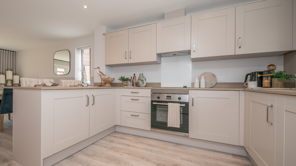 Kitchen area at Barrelmans Point, ©Wavensmere