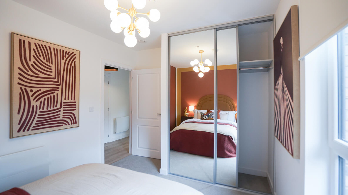 Primary bedroom at Belgrave Village, ©Wavensmere