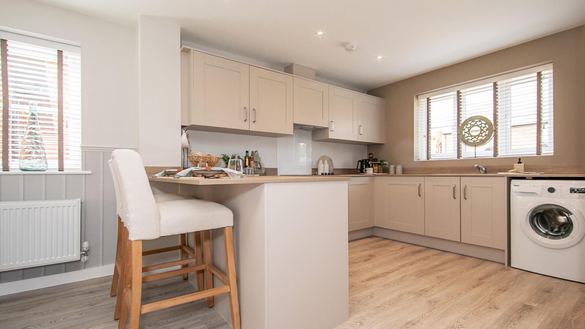 Kitchen area at Barrelmans Point, ©Wavensmere