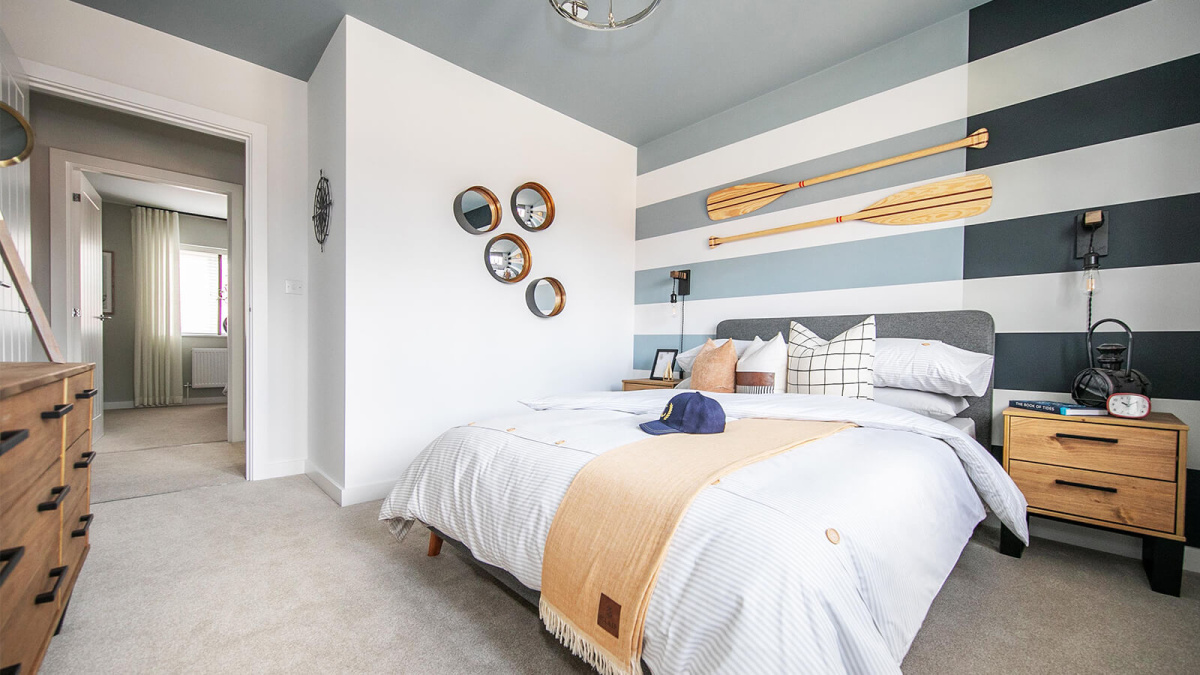Bedroom 2 at a 'Luttrell' Barrelmans Point house, ©Wavensmere