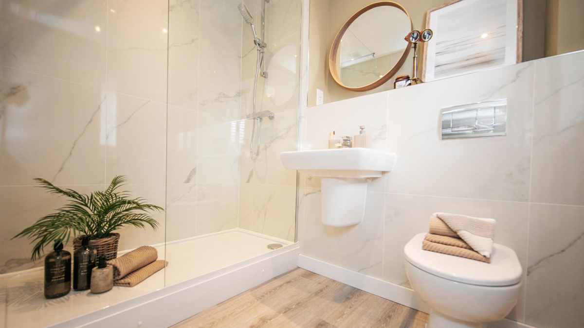 Ensuite at a 'Luttrell' Barrelmans Point house, ©Wavensmere