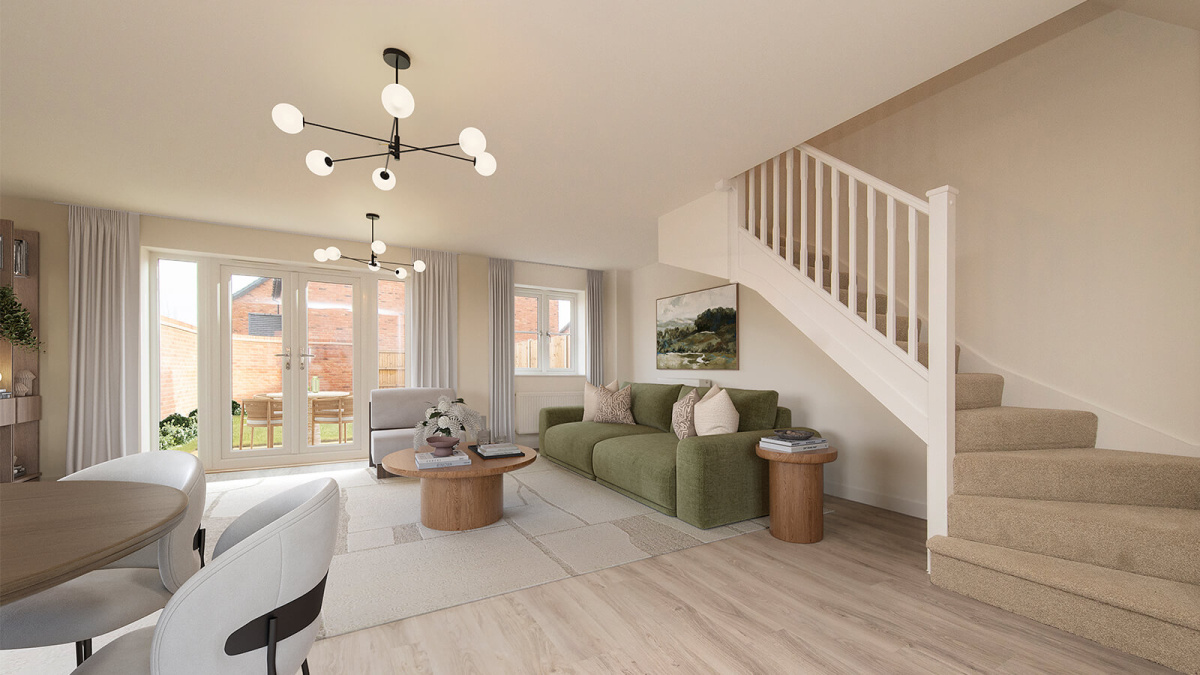 Open-plan living at a 'Luttrell' Barrelmans Point house, ©Wavensmere