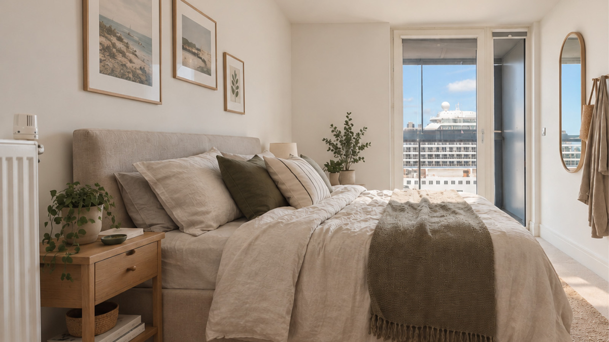 Bedroom 1 of this apartment at New Capital Quay