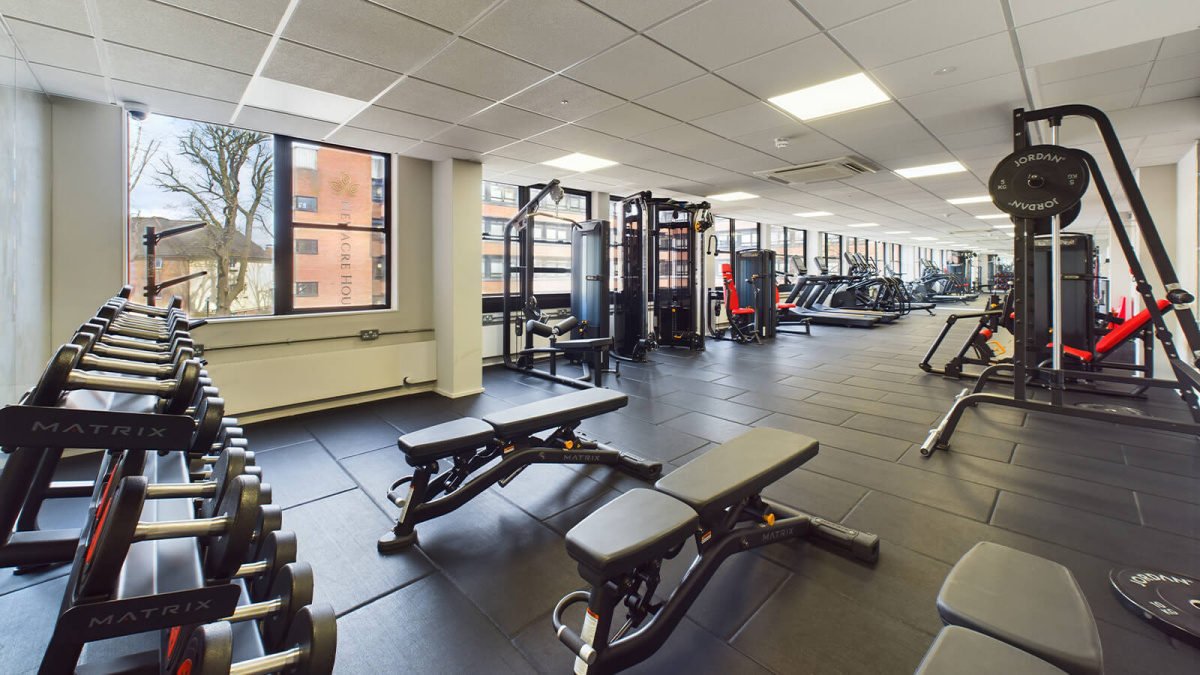 Residents gym at Newacre House