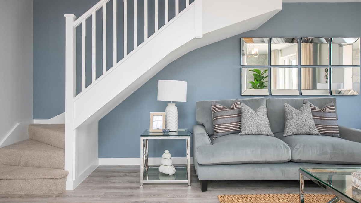 Open-plan living area at Barrelmans Point, ©Wavensmere