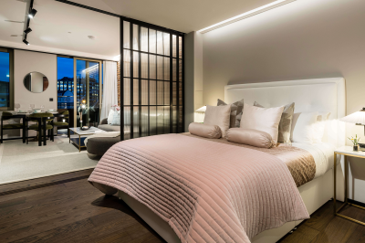 Bedroom at The Stage ©Galliard Homes Bedroom at The Stage ©Galliard Homes
