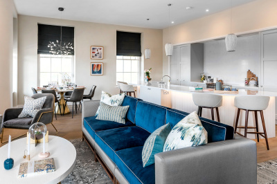 Living and dining area at Hope House, ©Acorn Property Group. Living and dining area at Hope House, ©Acorn Property Group.