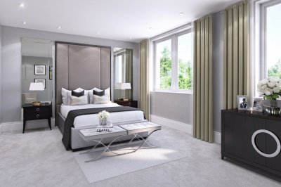 Bedroom at Station House, computer generated image intended for illustrative purposes only, ©Acorn Property Group. Bedroom at Station House, computer generated image intended for illustrative purposes only, ©Acorn Property Group.