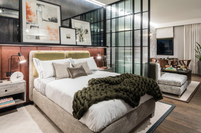 Bedroom at The Stage; image intended for illustrative purposes only, ©Galliard Homes. Bedroom at The Stage; image intended for illustrative purposes only, ©Galliard Homes.