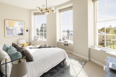 Bedroom in apartment F3 at Hope House, ©Acorn Property Group. Bedroom in apartment F3 at Hope House, ©Acorn Property Group.