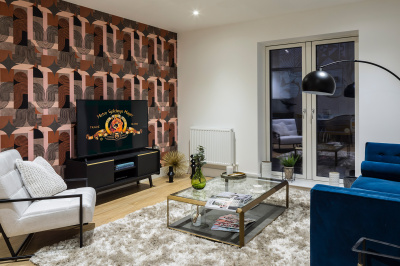 Living area in a Galliard Homes show apartment, ©Galliard Homes. Living area in a Galliard Homes show apartment, ©Galliard Homes.