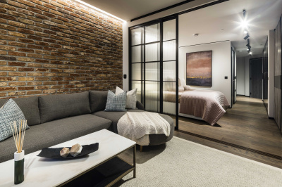 Open-plan kitchen, living and dining area at The Stage ©Galliard Homes. Open-plan kitchen, living and dining area at The Stage ©Galliard Homes.