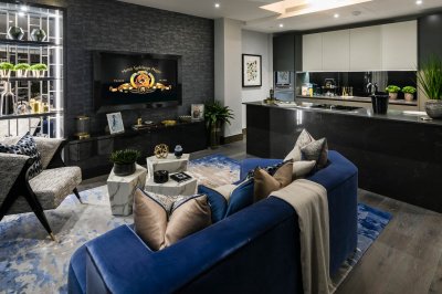 Open-plan kitchen and living area at Hanway Gardens, computer generated image intended for illustrative purposes only, ©Galliard Homes. Open-plan kitchen and living area at Hanway Gardens, computer generated image intended for illustrative purposes only, ©Galliard Homes.