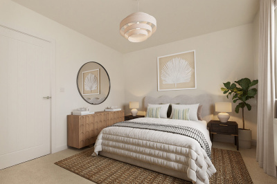 Bedroom 1 at a 'Luttrell' Barrelmans Point house, ©Wavensmere