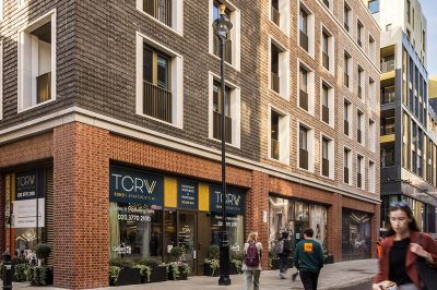 TCRW SOHO exterior ©Galliard Homes. TCRW SOHO exterior ©Galliard Homes.