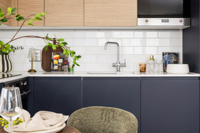 Kitchen area at Neptune Wharf ©Galliard Homes.