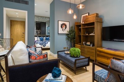 Living area at Islington Square, ©Galliard Homes. Living area at Islington Square, ©Galliard Homes.
