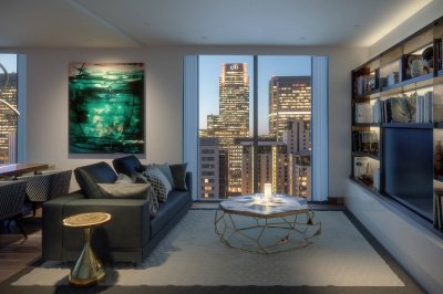 Living area at Harbour Central, computer generated image intended for illustrative purposes only, ©Galliard Homes. Living area at Harbour Central, computer generated image intended for illustrative purposes only, ©Galliard Homes.