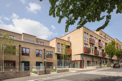 Church Road exterior, ©Galliard Homes. Church Road exterior, ©Galliard Homes.