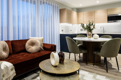 Open-plan living at Neptune Wharf ©Galliard Homes.
Open-plan living at Neptune Wharf ©Galliard Homes.