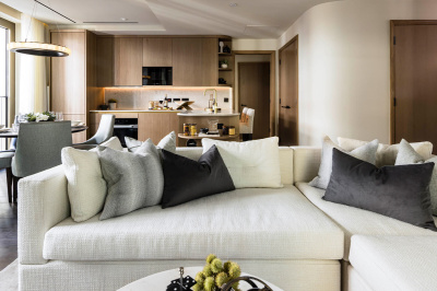 Living area at a TCRW SOHO apartment ©Galliard Homes. Living area at a TCRW SOHO apartment ©Galliard Homes.