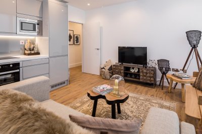 A typical living area at a Galliard Homes show apartment, ©Galliard Homes. A typical living area at a Galliard Homes show apartment, ©Galliard Homes.